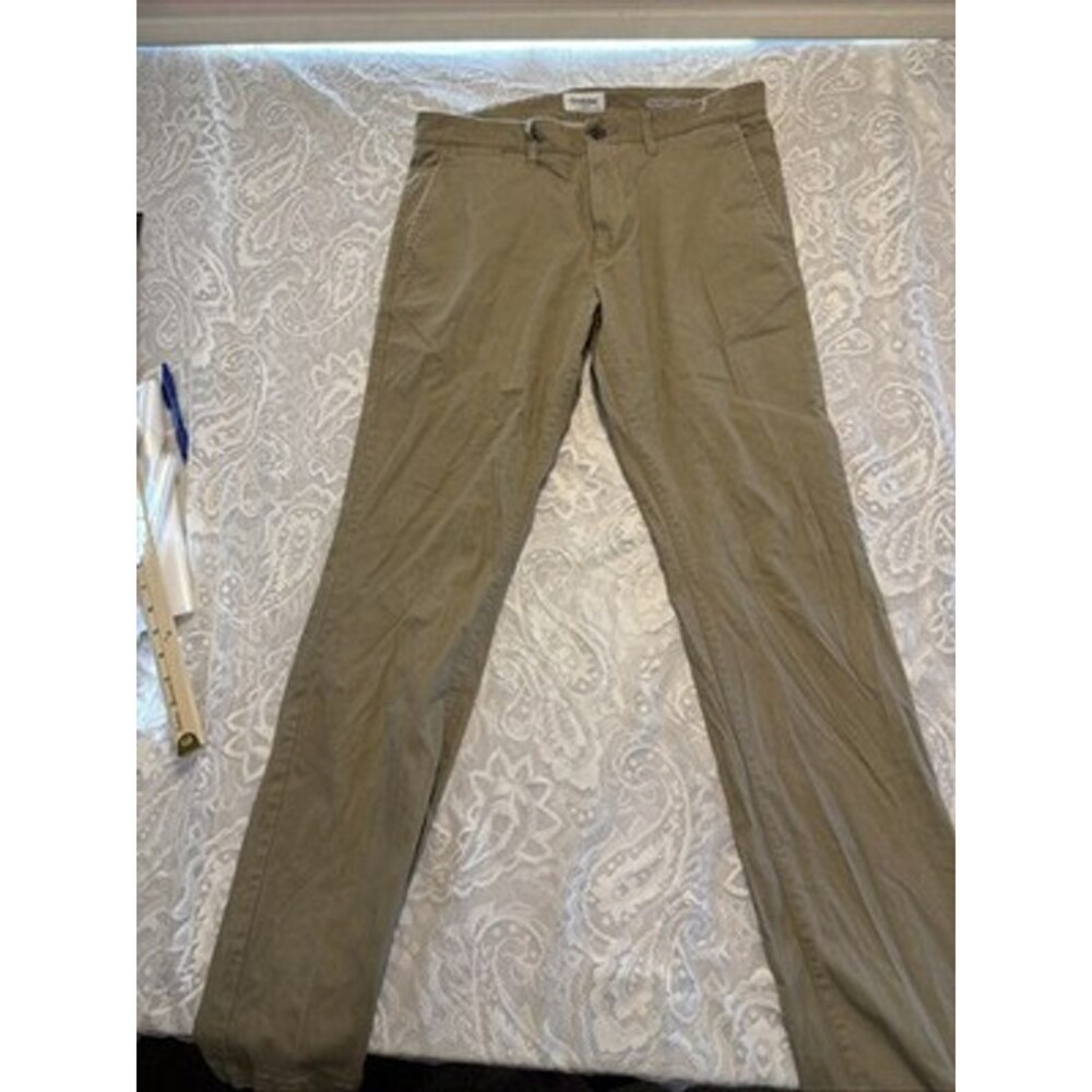 Goodfellow Co Pants Mens 34x30 Slim Fit Tan Khaki Hennepin Chino Slim